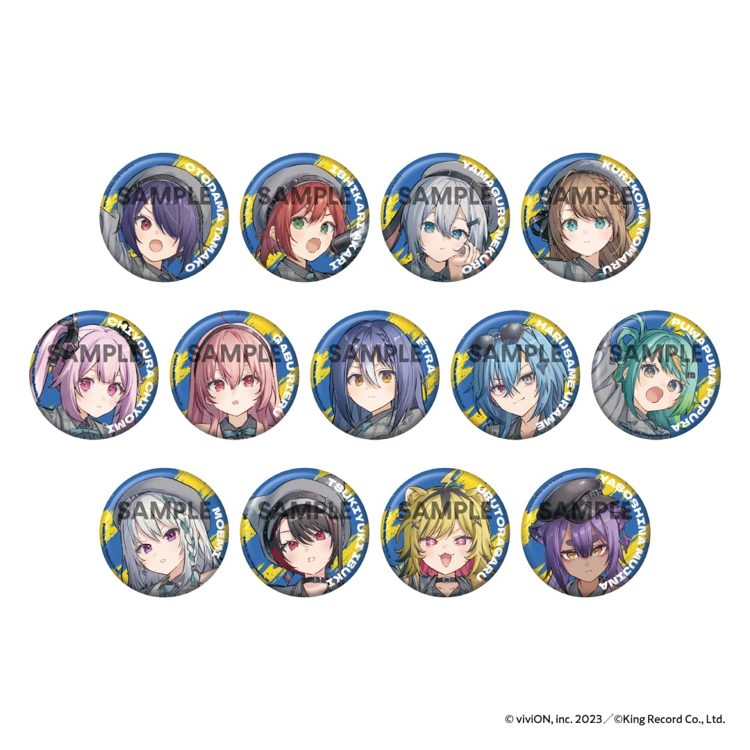 あおぎり高校 トレーディング缶バッジ(あおバム ver.) あおぎり高校