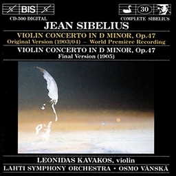 シベリウス:ヴァイオリン協奏曲(オリジナル版と現行版)